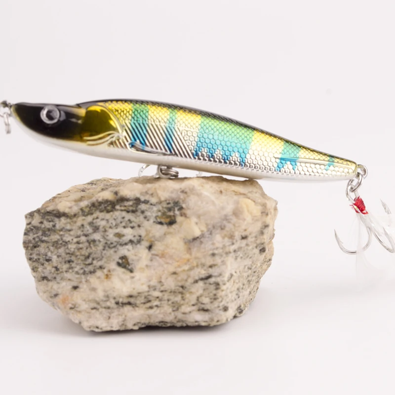 Señuelo de pesca de hundimiento, 1 lápiz de piezas, 8cm, 10g, aparejos de pesca de lubina, accesorios de pesca, Señuelos de agua salada, señuelo de arrastre - imagen 5