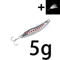 Silver 5g feather