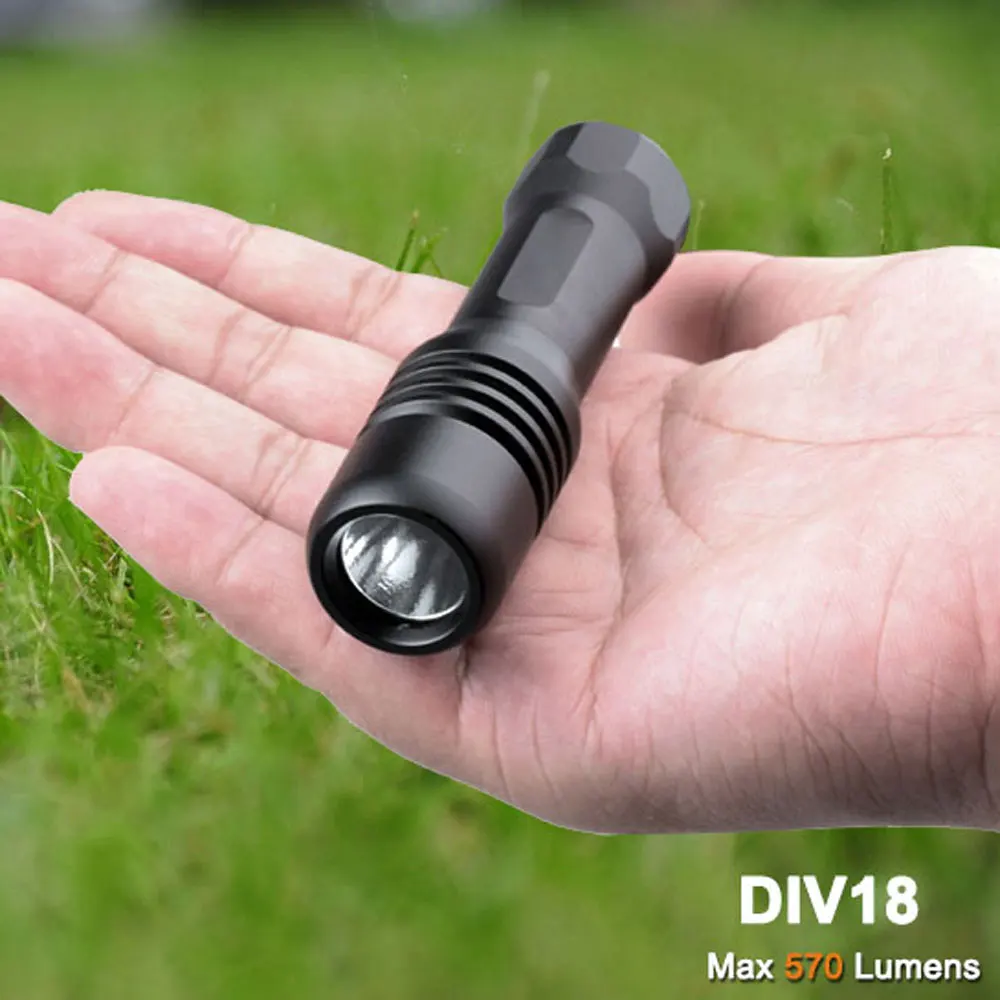 Linterna de buceo ANYIGEDEJU DIV18 200m XM-L2 LED – Montaje máscara - imagen 4