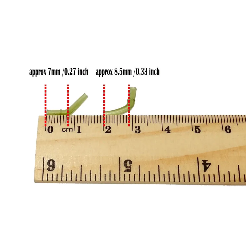 Línea de manga de gancho de goma doblada para pesca de carpa, 15/30 piezas, tubo Anti enredos, accesorios de aparejo para el cabello, aparejos terminales - imagen 3