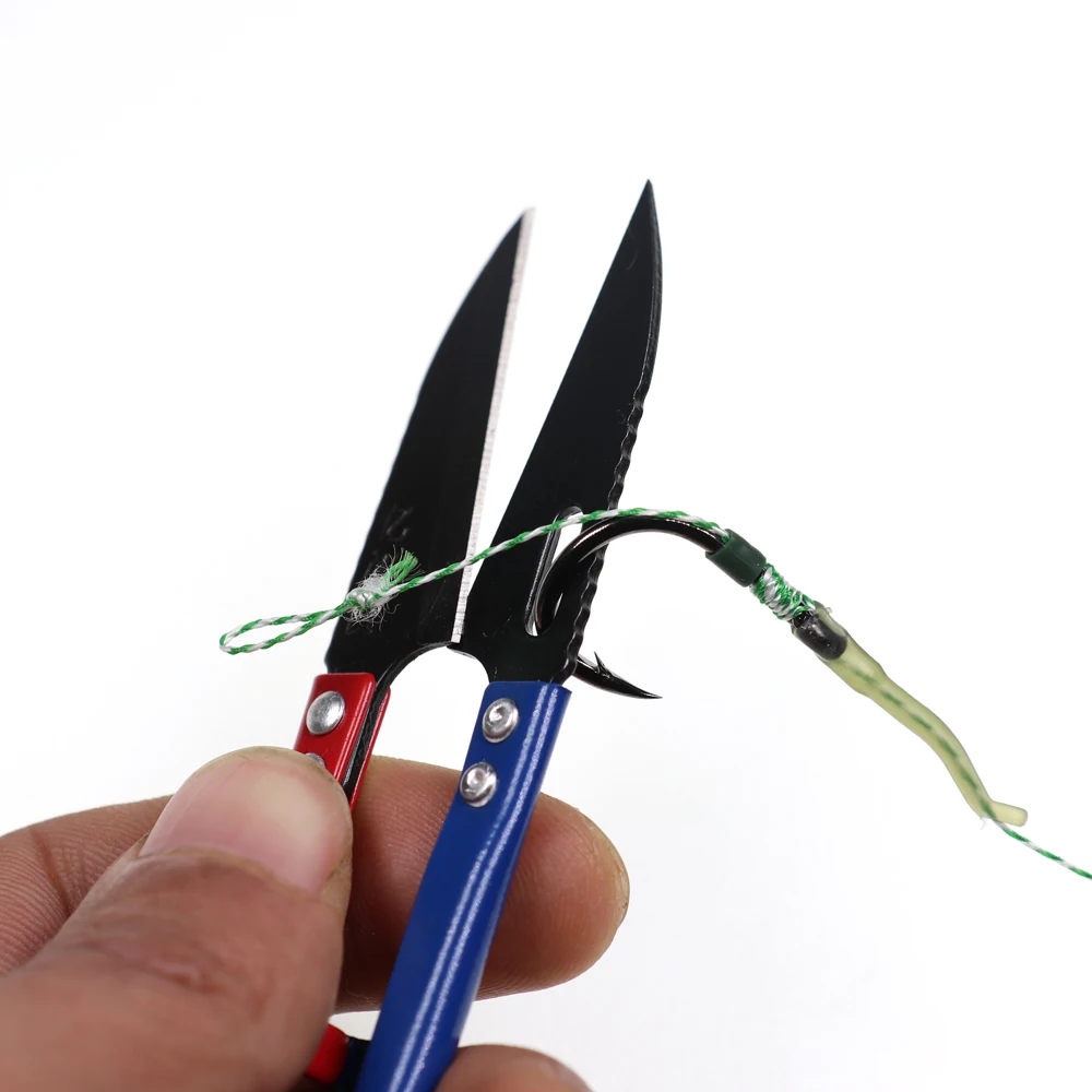 Bimoo-Tijeras afiladas de atado de moscas, hilo de primavera, hilo, cortador de línea de pesca - imagen 3