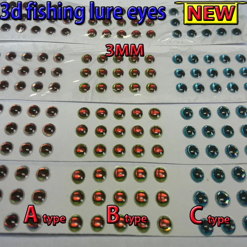 Ojos 3D para señuelos de pesca – Tamaños 3 a 6 mm - imagen 5