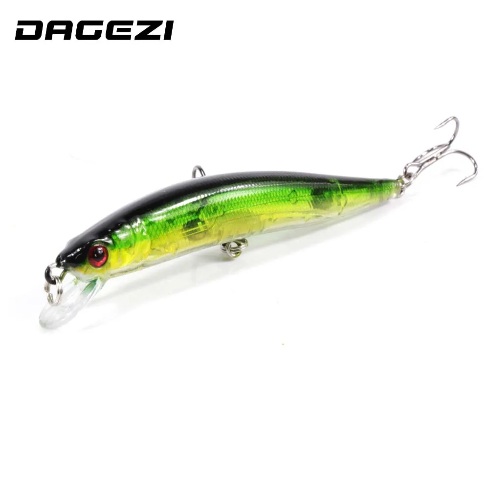 DAGEZI-SEÑUELOS DE PESCA DE color claro, wobbler, 9cm, 9g, señuelo de lubina, crankbait, aparejos, envío gratis, 5 unids/lote - imagen 3
