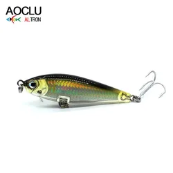 AOCLU Pencil Bait 70mm hundido – Escamas brillantes para trucha lubina