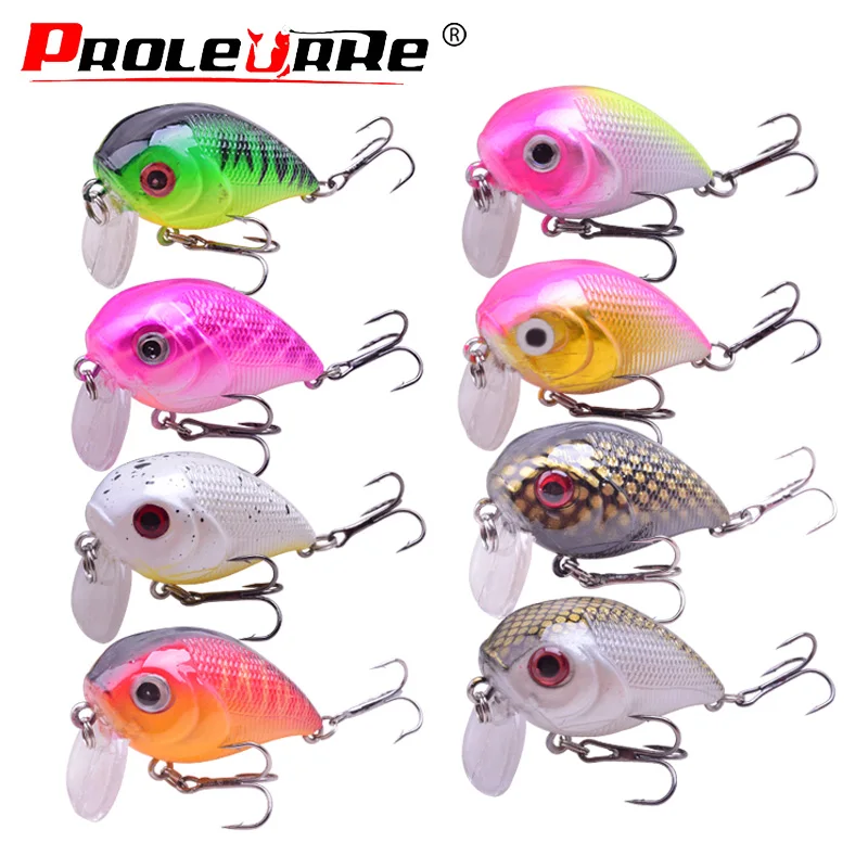 Mini Crankbait flotante Wobblers 50mm 7g Bionic Crank Little graso señuelo Artificial cebo duro señuelo de pesca aparejos de pesca - imagen 5