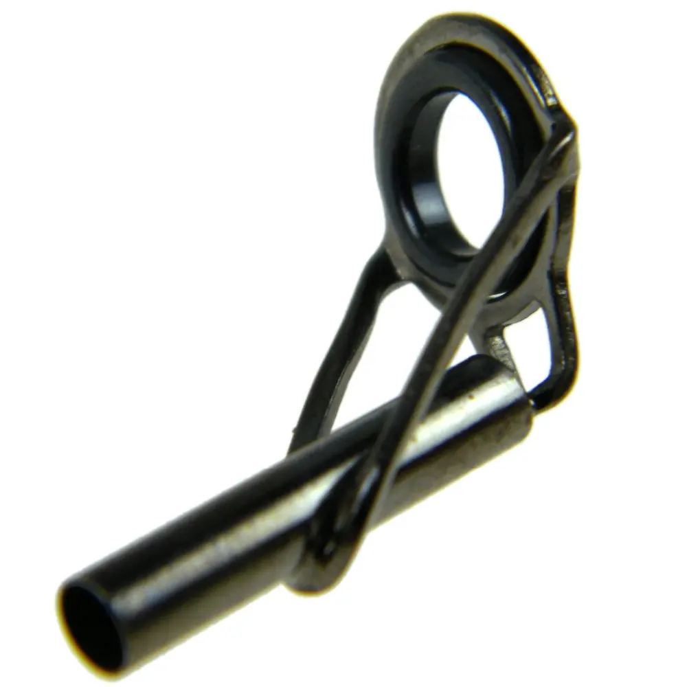 Kit de reparación superior de punta de guías de caña de pescar, juego de repuesto de tapas de punta de guía de caña de pescar de fundición giratoria de doble pierna, 7 Uds. - imagen 4