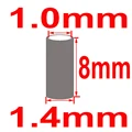 1.4x8mm  100pcs