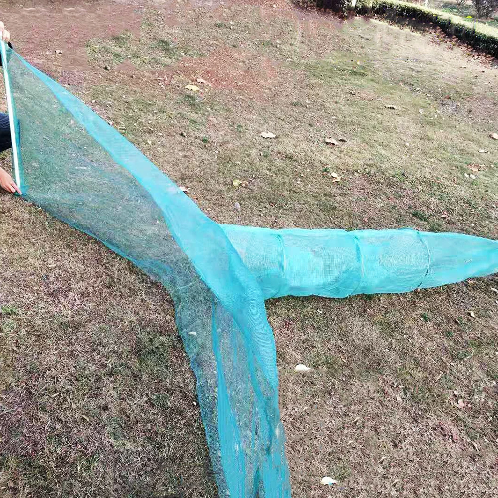 Trampa para peces Lawaia, jaula de malla portátil para camarones y peces, trampa de pesca, red plegable de bloqueo de río, aparejos de red, jaula para peces antiescape - imagen 5