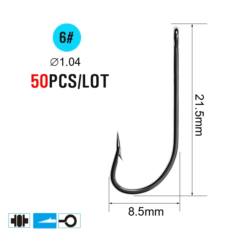 50pcs Size 6