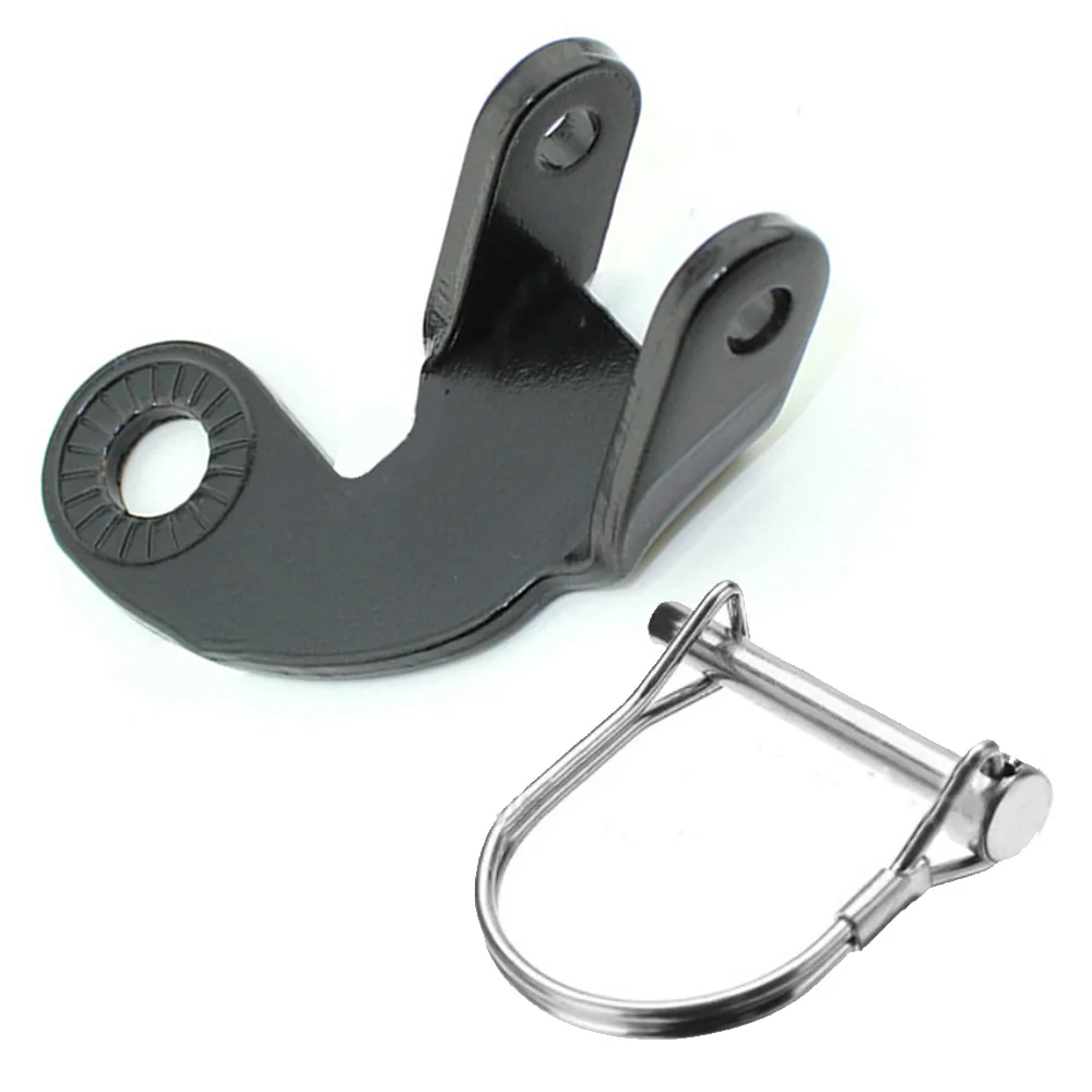 Acoplador de acero para bicicleta y remolque, accesorio de enganche, codo en ángulo para remolques Burley, cabeza de tracción contra fallos, herramientas de ayuda de servicio Bick - imagen 2