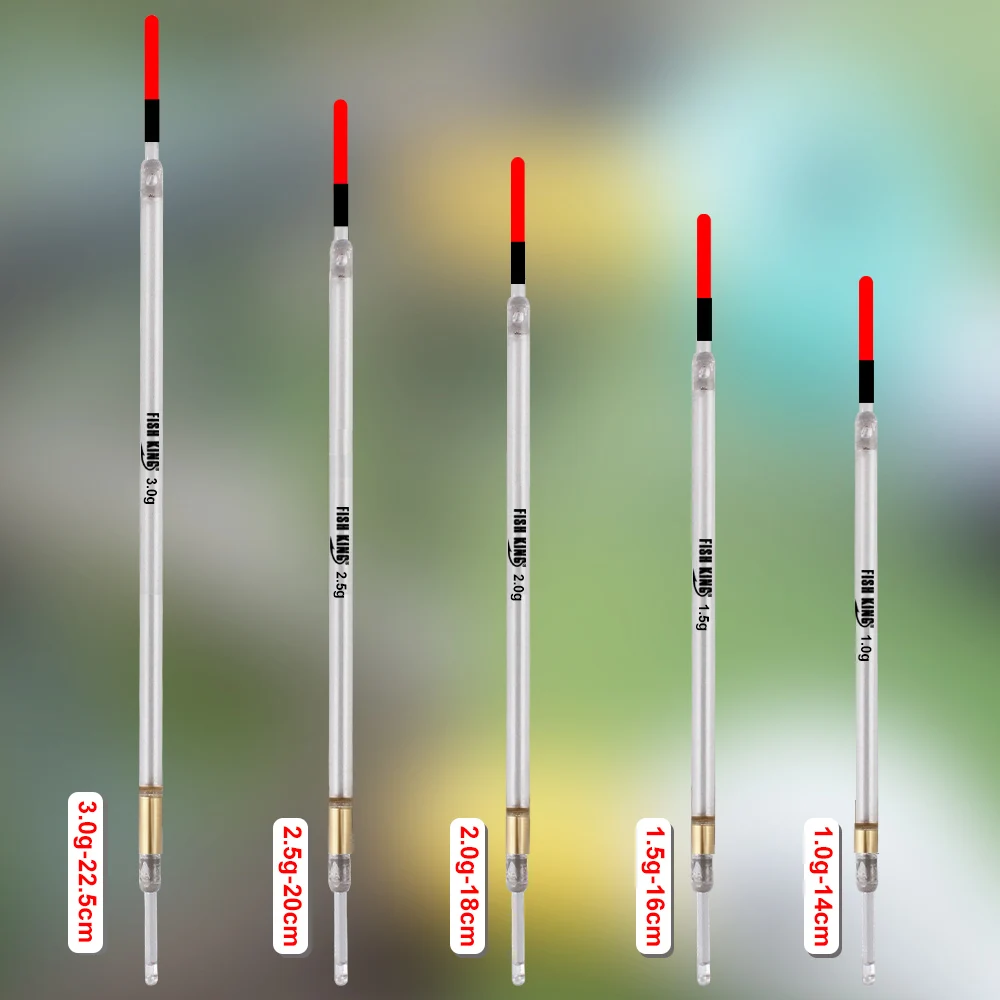 Flotadores de pesca vertical NGB – Plástico duro con tubo transparente - imagen 5