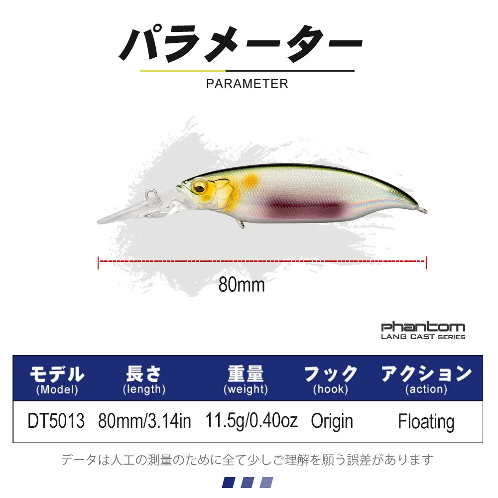 Señuelos de pesca Minnow D1, Wobblers rodantes flotantes artificiales, imán de 80mm/11,5g, anzuelo de origen más estable, aparejos de pesca 2020 - imagen 3