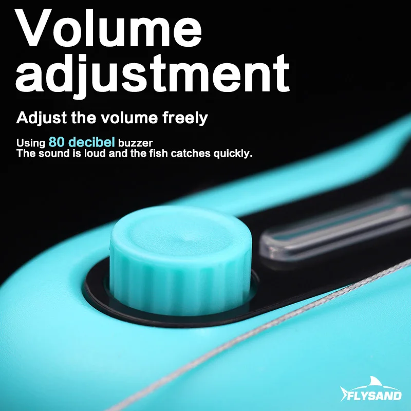 FLYSAND-Luz LED electrónica para pesca, alarma de sonido, Clip de campana de alerta en caña de pescar, accesorios de pesca de mar nocturno - imagen 4