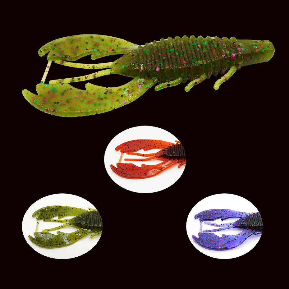 KESFISHING-Señuelos de Pesca blandos, cebos de 100mm, 10g, 6 piezas, Wobblers para curricán, brillo, añadir sales - imagen 4