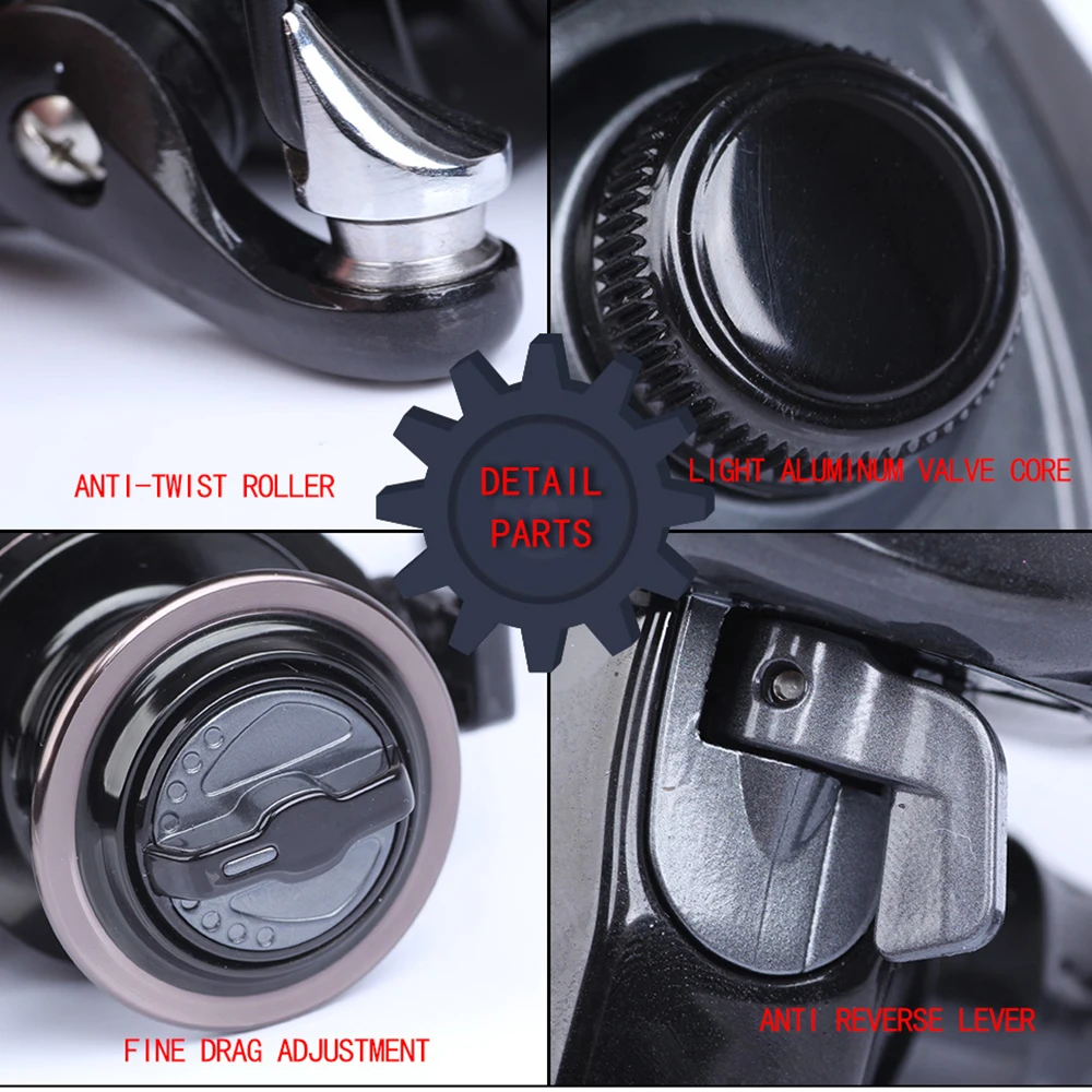 9+1 rodamientos - sistema precisión