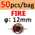12mm FIRE 50 piezas