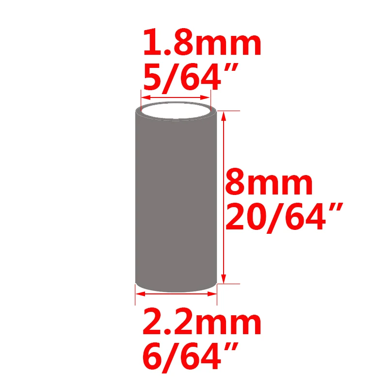 Tubo de pesca de cobre redondo, 100 piezas, tubo de alambre de pesca, Mangas de crimpado, conector, accesorios de línea de pesca, herramienta - imagen 5