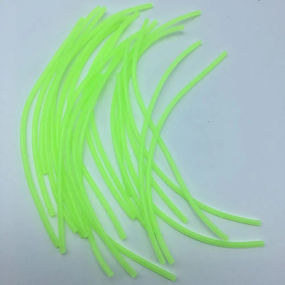 Manguera de goma para Pesca, tubo de equilibrio, antibobinado, noctilucente, súper brillante, accesorio conector para Pesca en el mar, 20 unidades por lote - imagen 4