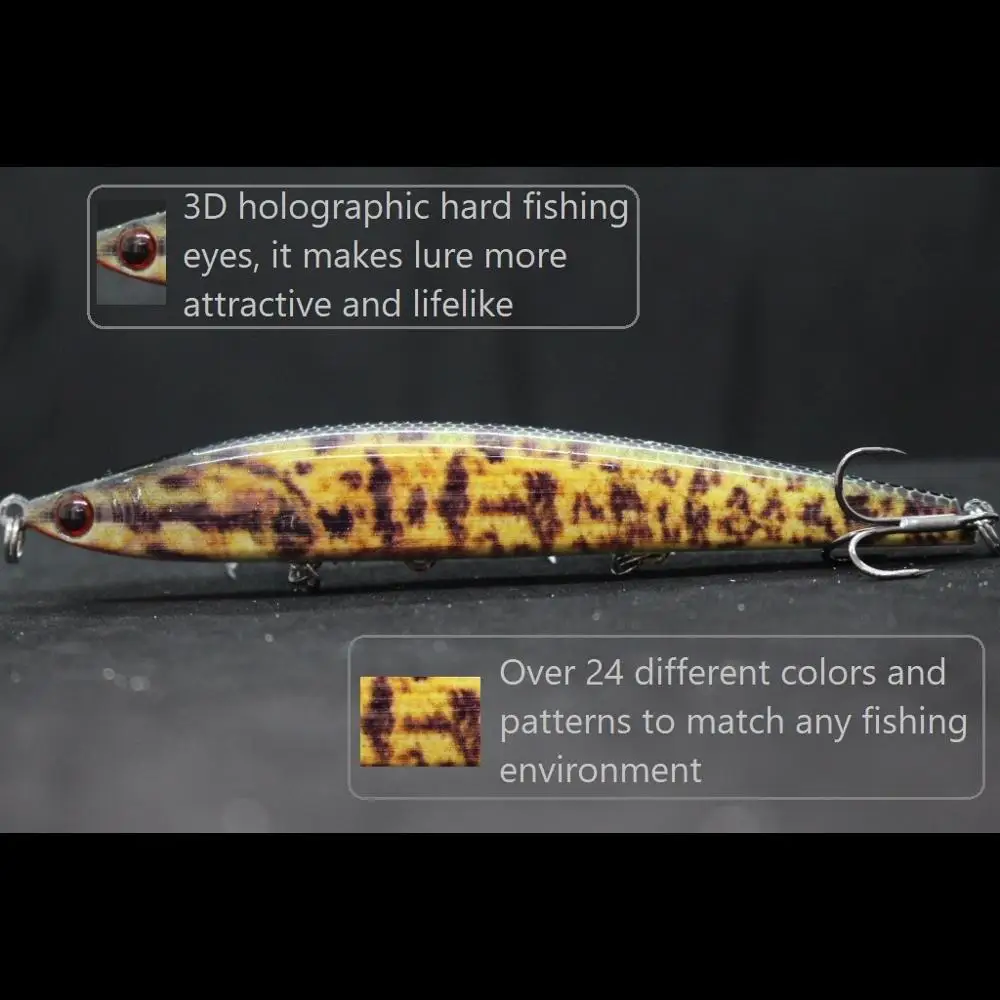 WLure-señuelo de pesca de 11cm y 21,5g, cebo duro de piscardo realista, hundimiento pesado, fundición larga, recubrimiento epoxi para perro, HM717 - imagen 4