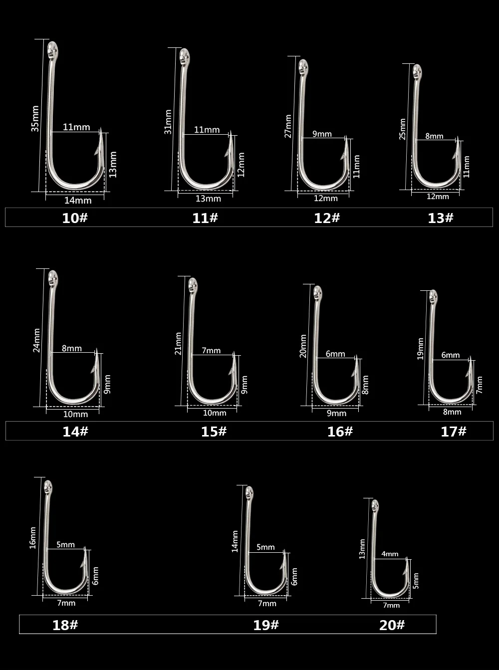 Descubra el tamaño de gancho perfecto para sus necesidades de pesca con nuestra guía completa