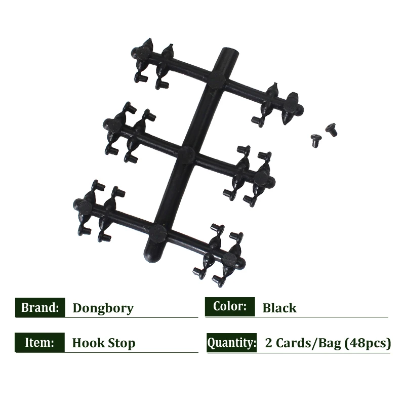 Accesorios de pesca de carpa, 48 Uds., cuentas de gancho, accesorios de pesca de carpa, pelo de pesca de carpa Chod Hannah Rig, Boilies Pop-UP, aparejos de parada - imagen 2