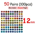 Round 100pcs 12mm