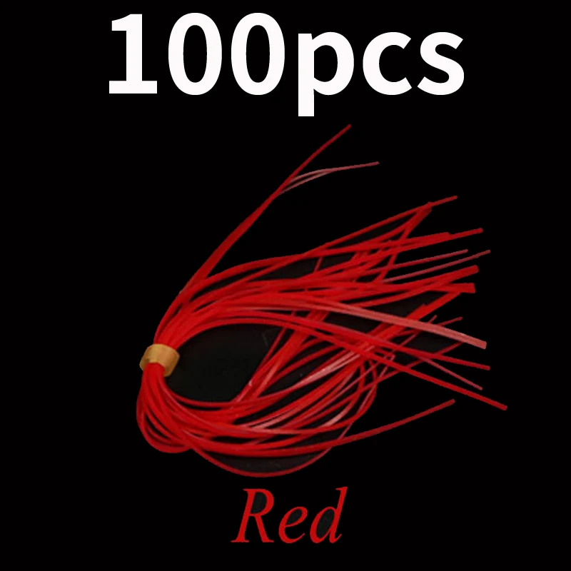 100 pcs red