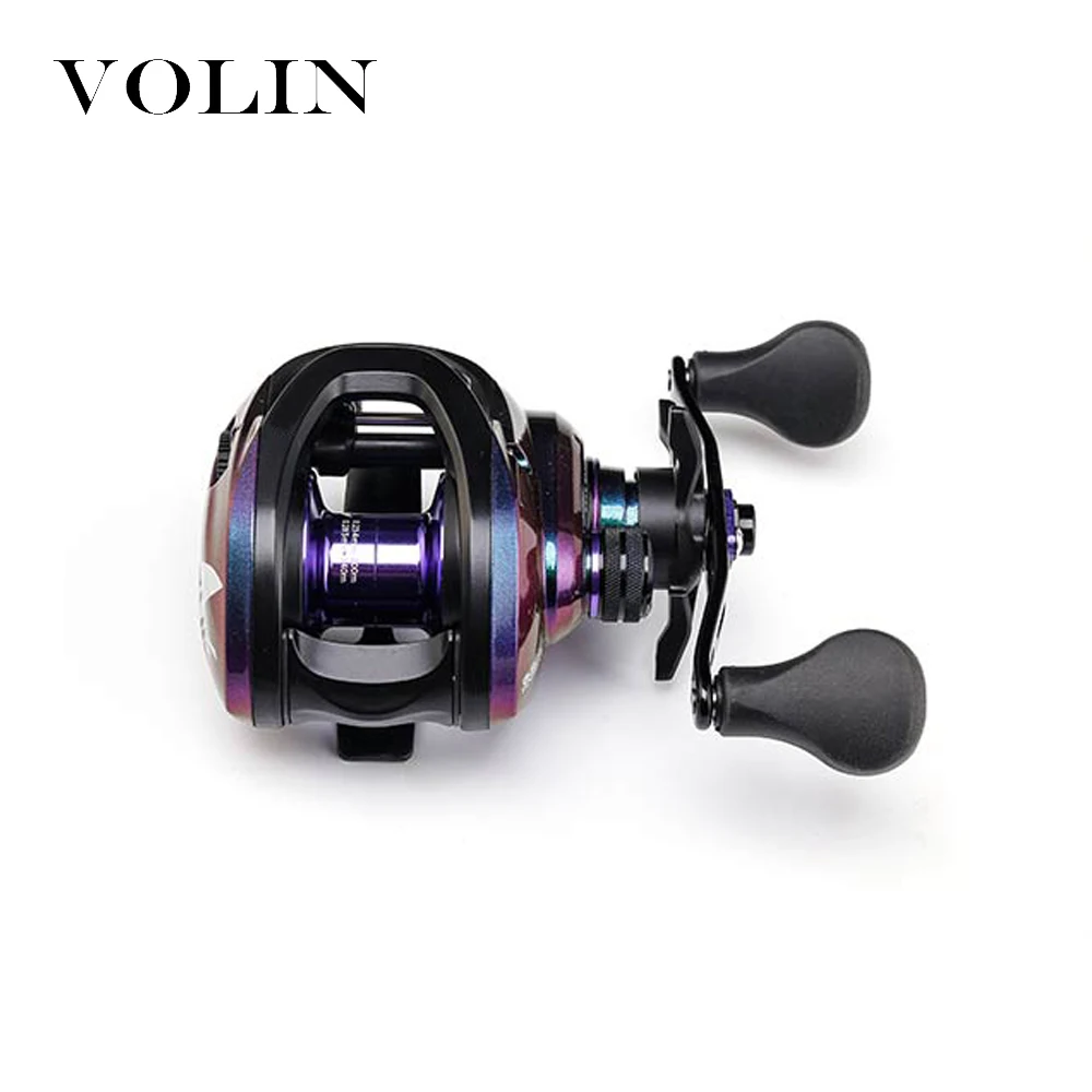Volin-carrete de pesca Baitcasting, nuevo modelo, arrastre máximo 9KG, sistema de freno magnético de 10 velocidades, 186g, Japón, NMB 11 BB, 6,4: 1, uso Universal - imagen 3
