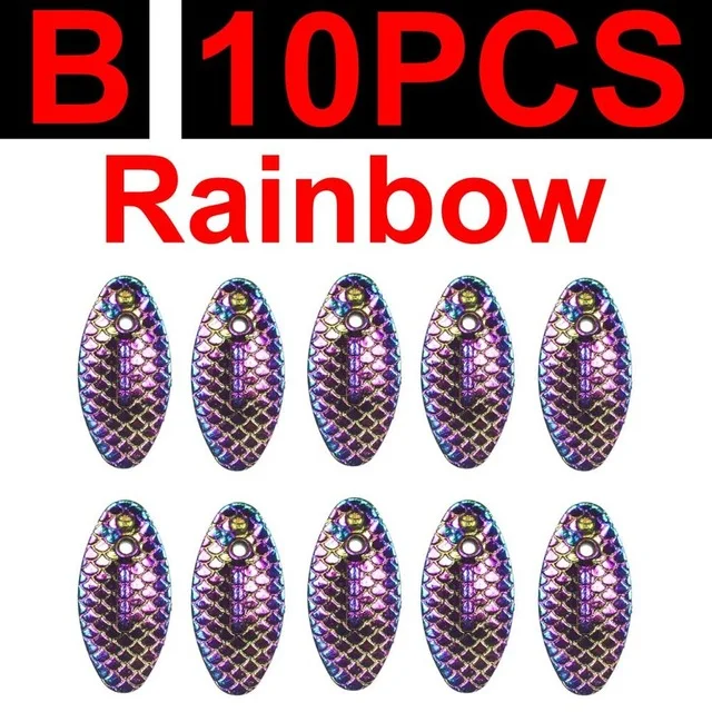 B 10pcs rainbow