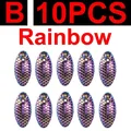B 10pcs rainbow