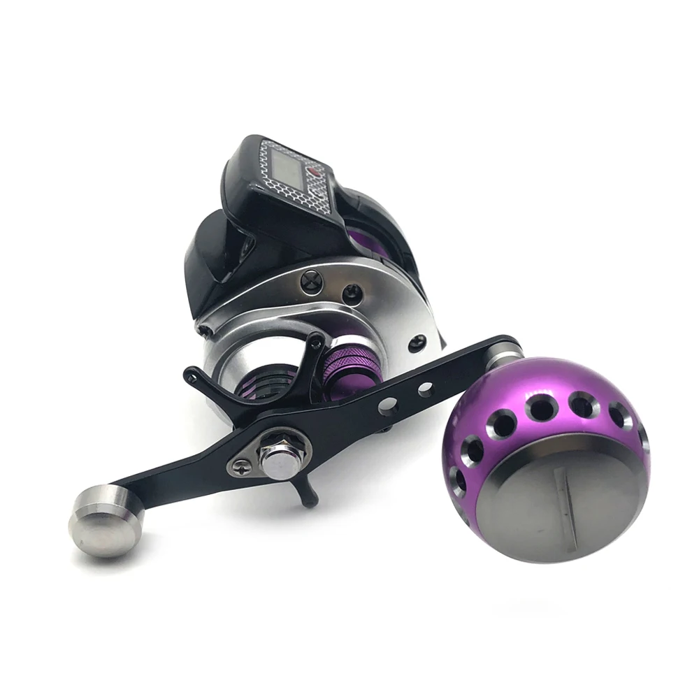 Carrete de pesca Baitcasting 16 + 1BB, con pantalla Digital, rueda de pesca electrónica, arrastre, relación 6,3: 1, máxima resistencia de 10kg - imagen 4