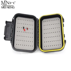 MNFT-señuelos de pesca con mosca, caja impermeable para agua salada, dispositivo para moscas, aventura al aire libre, diseño de espuma, accesorios de inserción, 1 Uds.