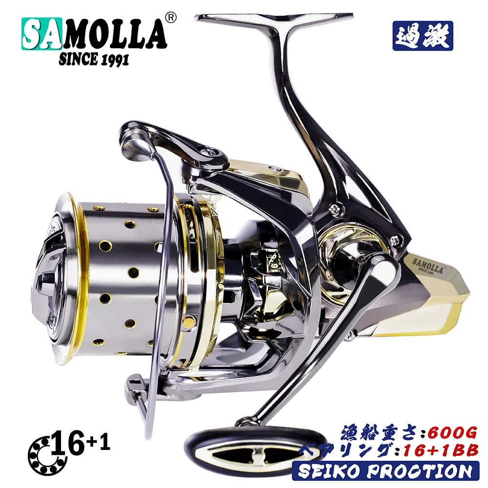 Carrete Spinning GX8000-12000 16+1 Rod Structure - vista principal