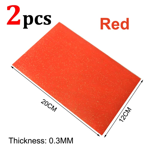 2pcs red 0.3mm