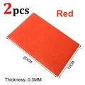2pcs red 0.3mm