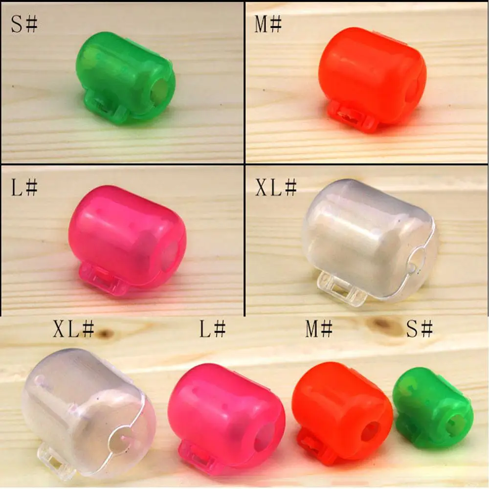 Señuelos de Pesca de calamar y pulpo, anzuelo Protector, cubierta de Camarón, señuelo de pescado, gorras de seguridad, accesorios de pesca, herramientas, 50 unidades por lote - imagen 5