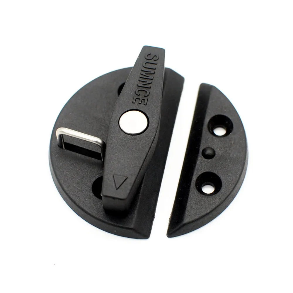 Pestillo de nailon para puerta de barco, accesorios de Hardware marino, botón de giro redondo, 2 uds. - imagen 4