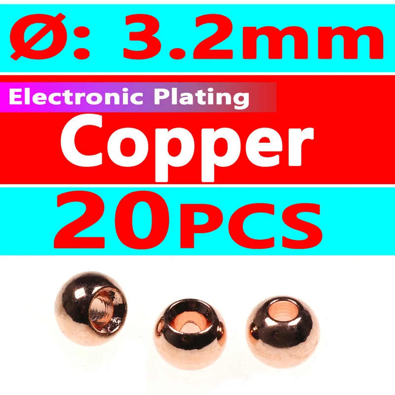 20pcs copper 3.2mm