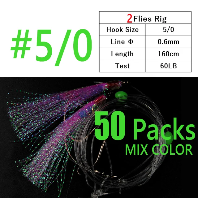 50packs 2 hooks 5l0