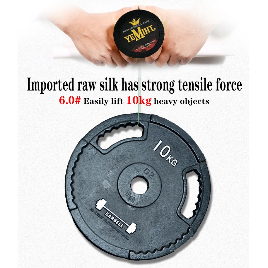 GHOTDA-sedal de pesca de nailon, 1000M, monofilamento duradero, sedal para pesca de mar en roca, 0,8 a 8,0, accesorios para pesca de carpa - imagen 5