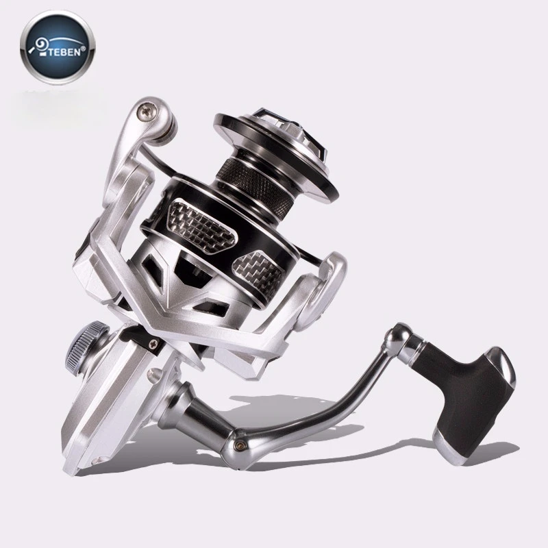 Teben-carrete giratorio para Pesca en el mar, rueda De Metal completa, resistente al agua, ligero, alta velocidad, máximo 20kg - imagen 5