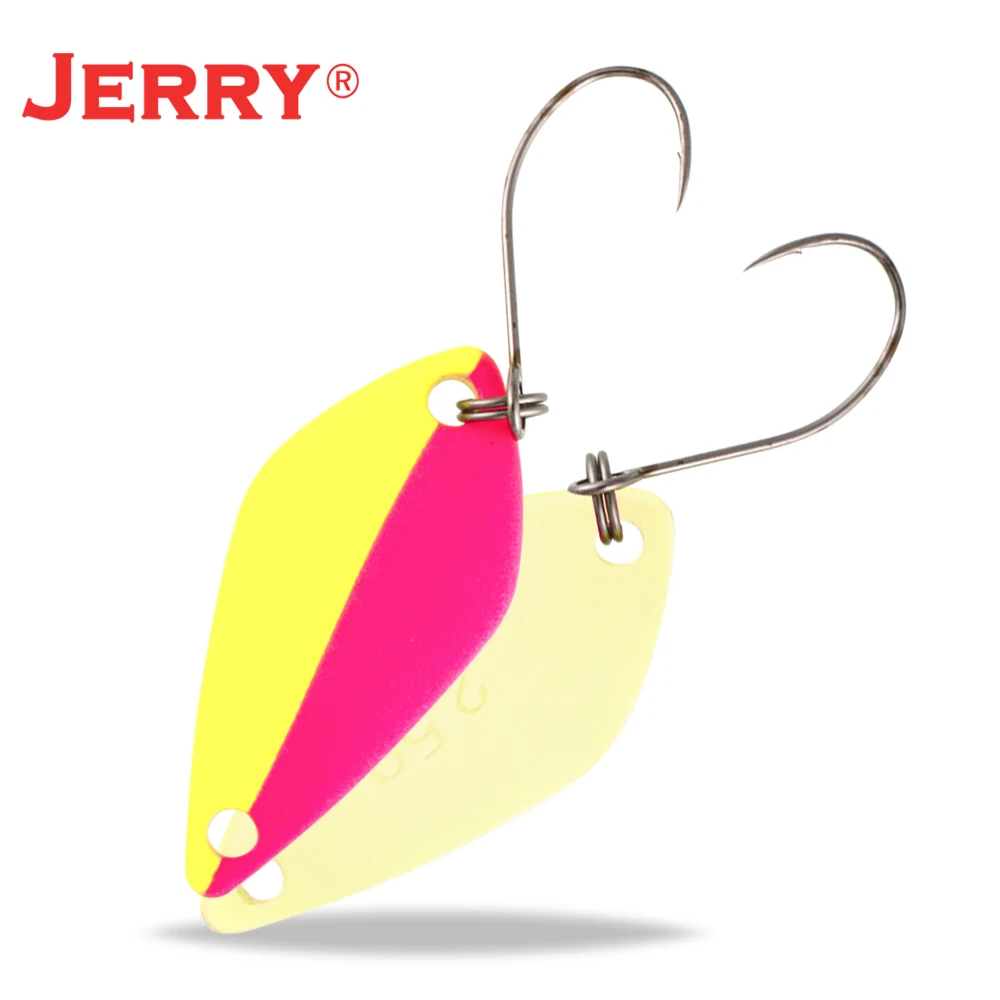 Jerry Aquarius-señuelos tipo cuchara para pesca de trucha, Micro área, alta calidad, 1,9g, 2,3g, Wobbler Artificial, señuelo duro para perca de lubina - imagen 5
