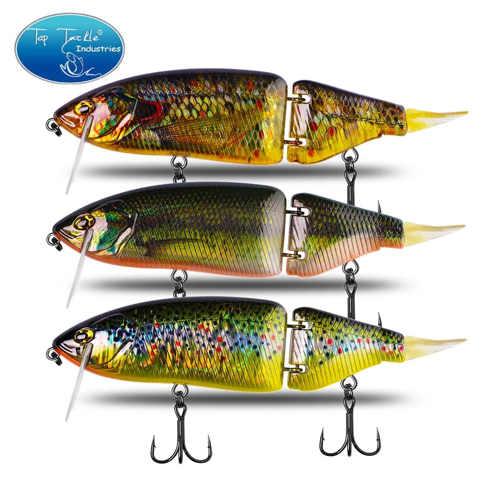 Cebo articulado 135mm 33g Shad Glider Swimbait Señuelos de Pesca cuerpo duro flotante articulado lubina aparejos de cebo de pesca - imagen 4