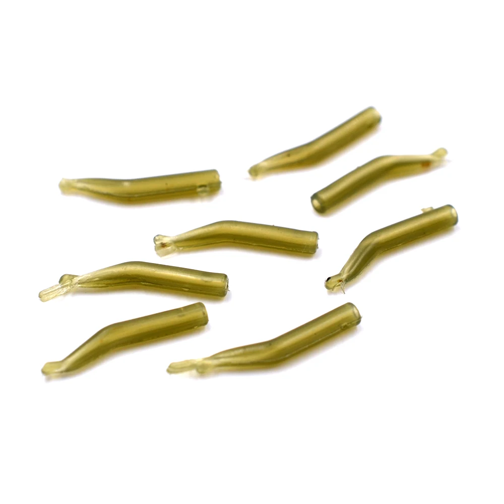 MNFT-alineador de línea de gancho, 48 Uds., tipo codo, aparejos agresivos, mangas, tubos, pelo, Chod, aparejos de pesca suaves antienredos - imagen 5