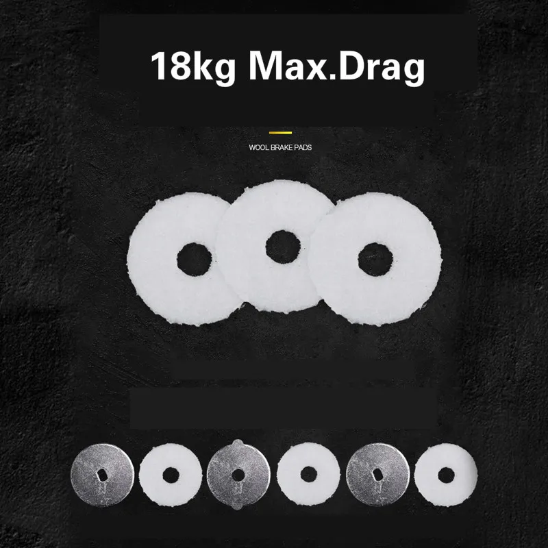 Carrete giratorio 2000s 3000s, 18KG, arrastre máximo 7,1: 1, relación de engranaje, bobina de pesca de carpa de agua dulce y salada, rueda de arrastre lejano - imagen 2