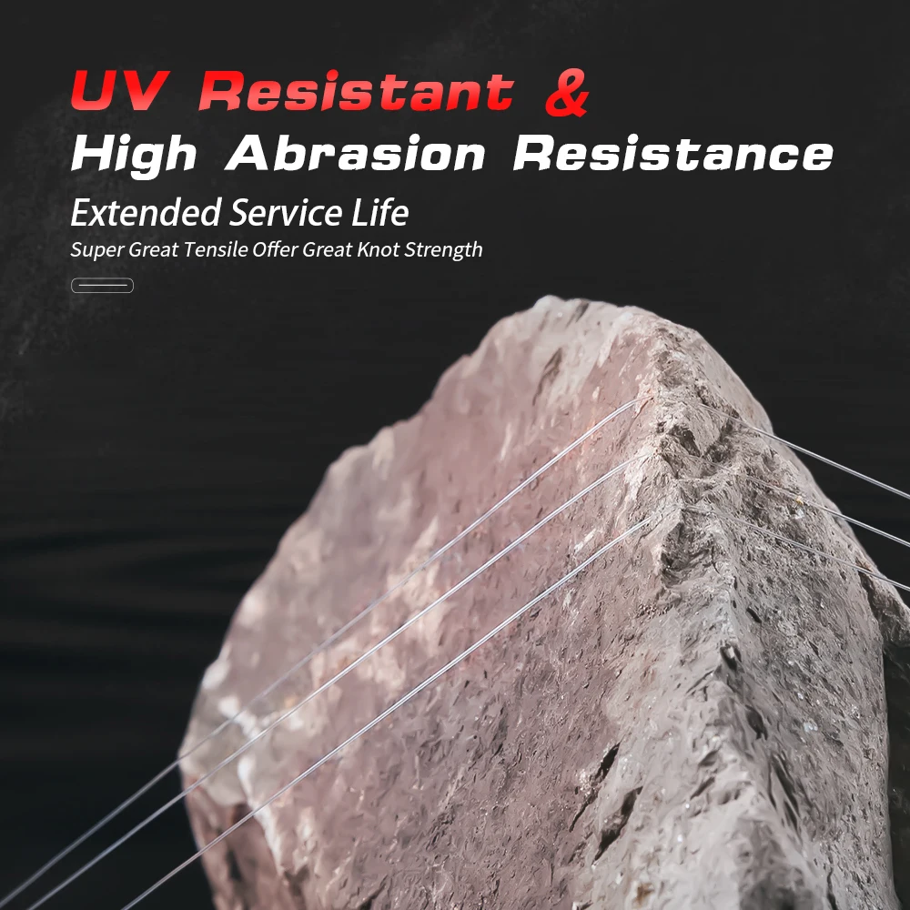 Línea de pesca de nailon con revestimiento de fluorocarbono de 120M, línea de pesca de hundimiento rápido, línea de pescado de nailon Invisible para señuelo, línea de pescado duradera - imagen 3