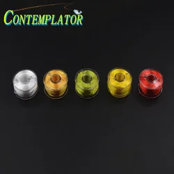 Hilos de atado de moscas, 5 unids/paquete, 4 estilos opcionales, 3/0, alta fuerza de rotura, hilo encerado ligero de 180 dines para atar moscas