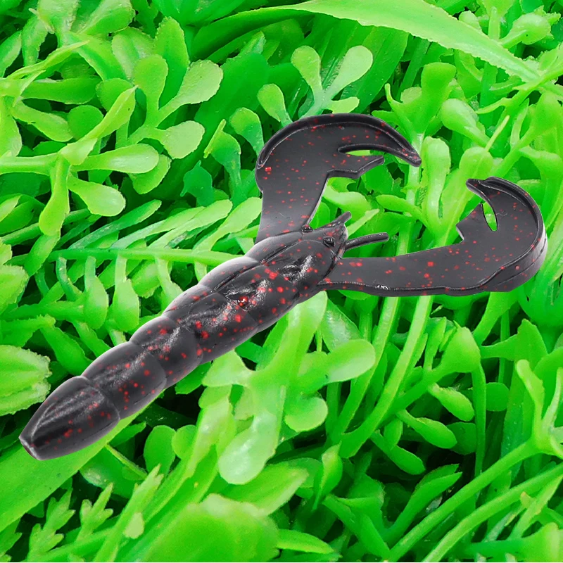 KESFISHING-Cebo Artificial suave Isca Rage Tail Craw, 4 pulgadas, cangrejo sobre orugas, añadir sal, señuelo de Pesca de lubina, aparejos de sales - imagen 5