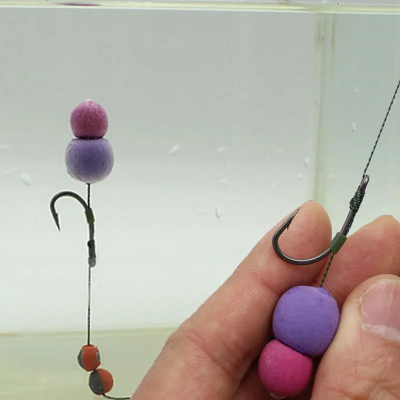 Anzuelos Carpa PTFE 20 Unids Vástago Curvo - imagen 5