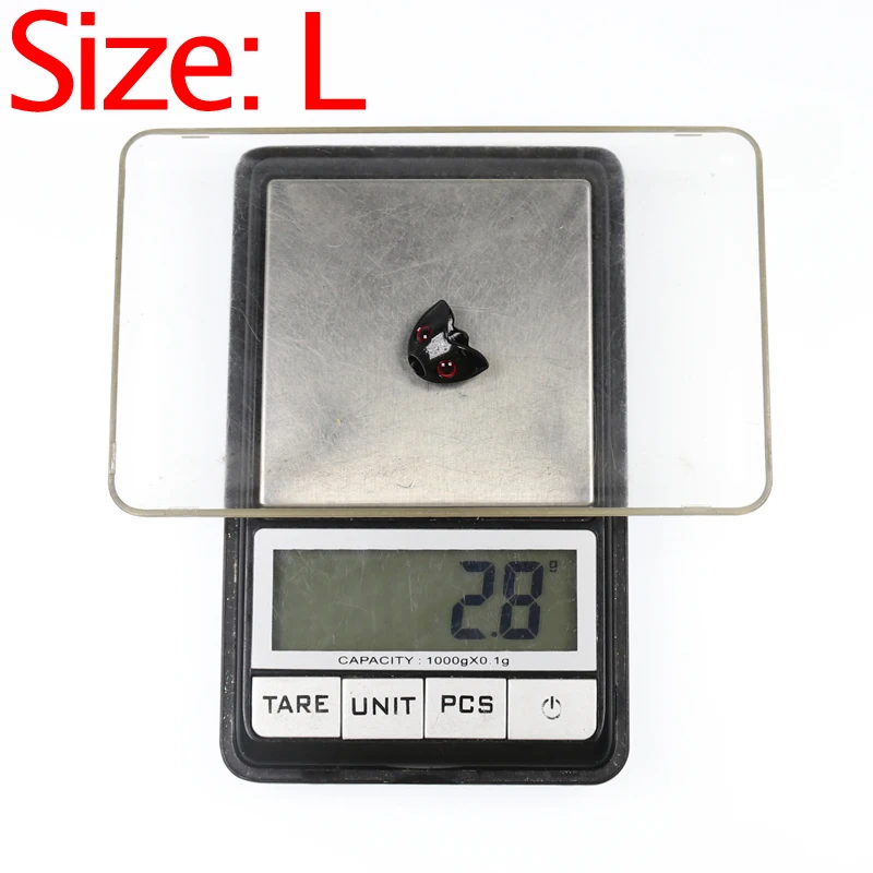 10 Uds atado de moscas cabeza de pez máscara de pescado Streamer atado tamaño S L casco esculpido Streamer calavera de pescado - imagen 4